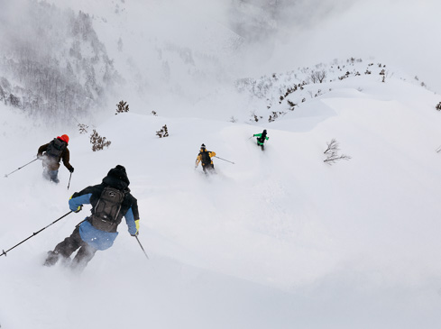 Faction Skis photographed by Mark Clinton